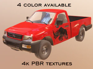 Kamyonet PBR 3D Model
