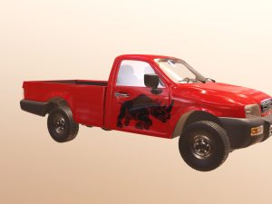 Pickup Truck PBR Model 3D