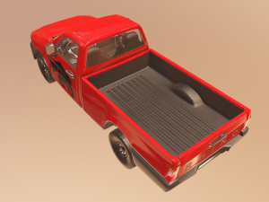 Pickup Truck PBR Model 3D