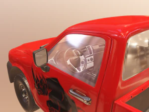 Pickup Truck PBR 3D Model