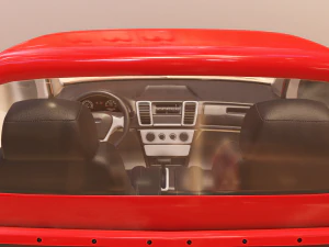 Pickup Truck PBR 3D Model