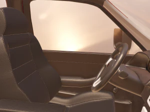 Pickup Truck PBR 3D Model