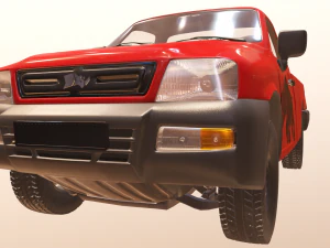 Pickup Truck PBR 3D Model