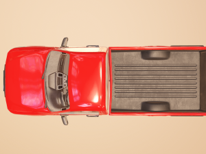 Pickup Truck PBR Model 3D