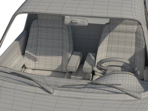 Pickup Truck PBR 3D Model