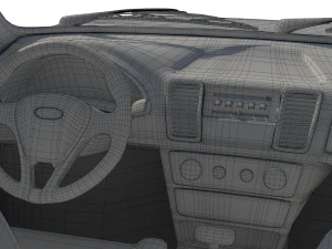 Pickup Truck PBR 3D Model