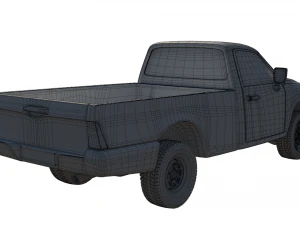 Pickup Truck PBR 3D Model