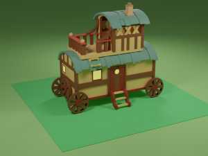 Carriage 3D 3D Model
