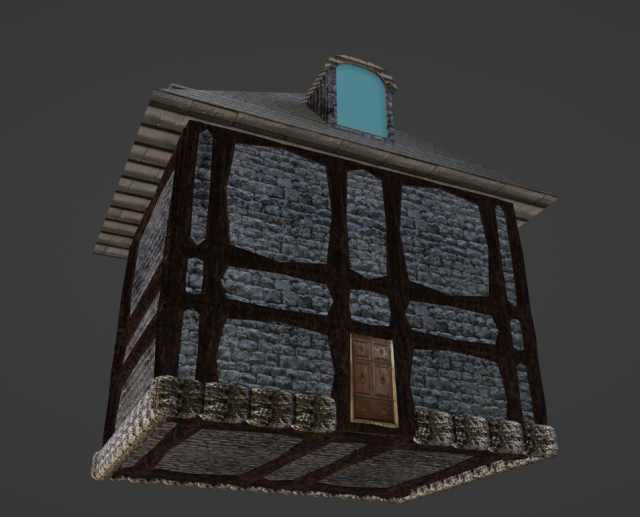 House 3Dモデル .c4d .max .obj .3ds .fbx .stl .blend 