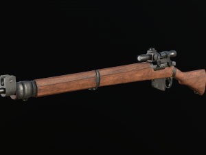 Lee-Enfield Rifle No4 Model 3D