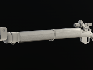 Lee-Enfield Rifle No4 Model 3D