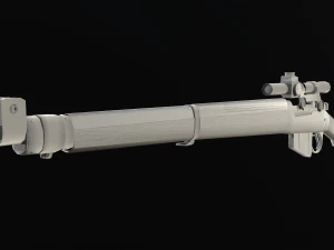 Lee-Enfield Rifle No4 3D Model
