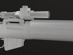 Lee-Enfield Rifle No4 3D Model