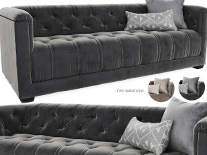 RH Savoy Sofa Set01 3D 模型
