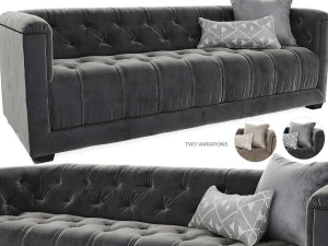 RH Savoy Sofa Set01 3D Model