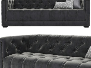 RH Savoy Sofa Set01 3D Model
