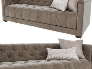 RH Savoy Sofa Set01 3D Model