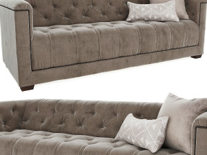 RH Savoy Sofa Set01 3D Model