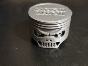 Proton piston skull 3D Print Model