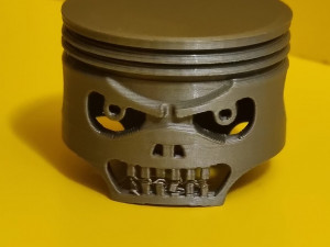 Proton piston skull 3D Print Model