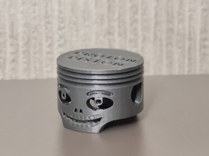 Proton piston smiley face skull 3D Print Model