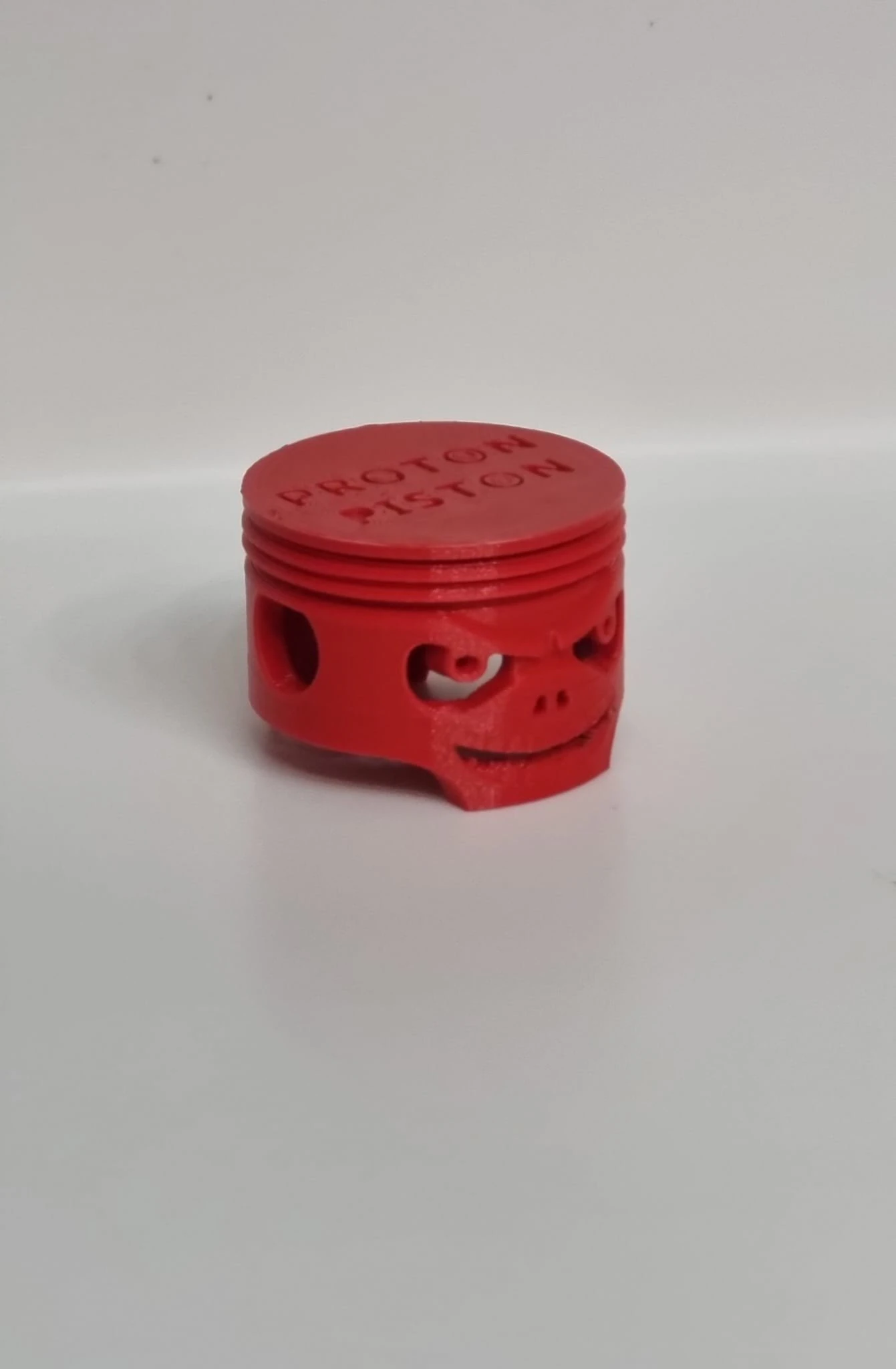 Proton piston grinning skull 3D Print Model .c4d .max .obj .3ds .fbx .stl .blend 