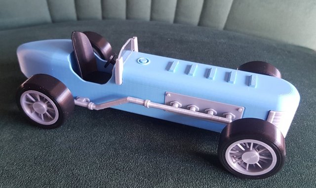 Old Type Model car 3D प्रिंट मॉडल .c4d .max .obj .3ds .fbx .stl .blend 