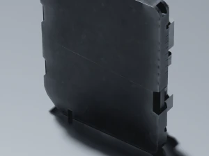 Sci-fi door Low-poly PBR 3D Model