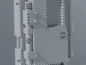 Sci-fi door Low-poly PBR 3D Model