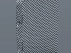 Sci-fi door Low-poly PBR 3D Model