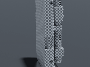 Sci-fi door Low-poly PBR 3D Model
