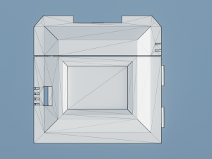 Sci-fi box lowpoly PBR 3D Model
