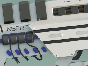 Sci-fi rifle lowpoly PBR 3D Model
