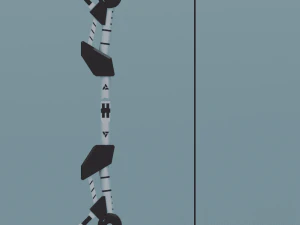 Arco fantascientifico lowpoly PBR Modello 3D