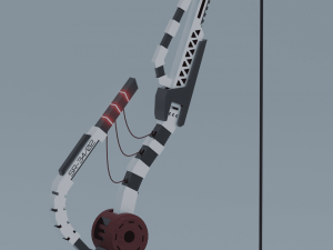 Sci-fi bow lowpoly PBR Modèle 3D