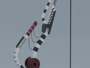 Arco fantascientifico lowpoly PBR Modello 3D