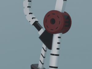 Sci-fi bow lowpoly PBR Modèle 3D