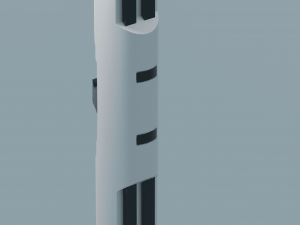 Sci-fi bow lowpoly PBR Modèle 3D