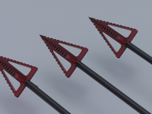 Sci-fi bow lowpoly PBR Modèle 3D