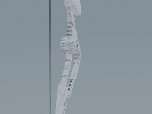 Sci-fi bow lowpoly PBR Modèle 3D