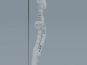 Arco fantascientifico lowpoly PBR Modello 3D