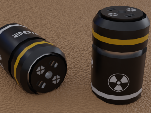 Sci-fi communication centre lowpoly PBR 3D Model