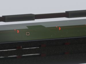 Sci-fi katana lowpoly pbr 3Dモデル