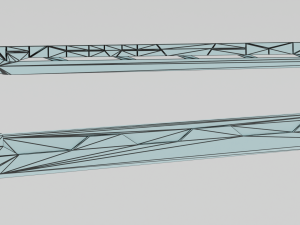 Sci-fi katana lowpoly pbr 3Dモデル