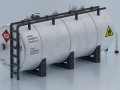 Cistern - Oil tank lowpoly PBR 3D Models