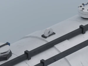 Cistern - Oil tank lowpoly PBR 3D Model