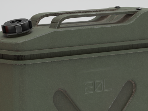 Two canisters lowpoly PBR Modello 3D