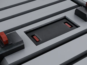 Sci-fi container lowpoly PBR 3D Model