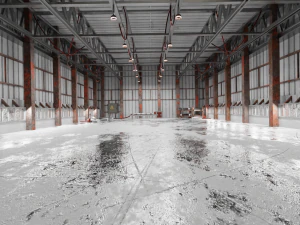 Warehouse interior Render scene 3D Model