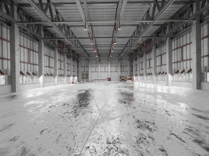 Warehouse interior Render scene 3D Model